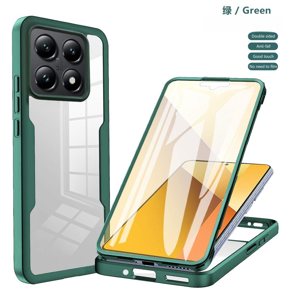 360 Full Protection Case For Xiaomi 14T Pro Clear Screen With Silicone Cover for Mi 14T Mi14T Xiaomi14T 14 T Pro 14TPro 5G Funda
