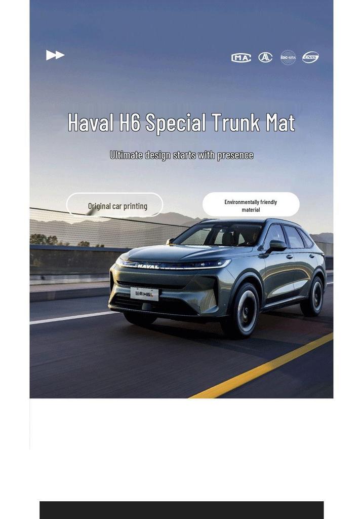 Haval H6L Trunk Mat: Eco-Friendly Large SUV Interior Tail Box Mat