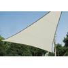 Perel Triangular Sunshade Sail - Cream Color - 3.6m - Protection Against Heat and UV Rays
