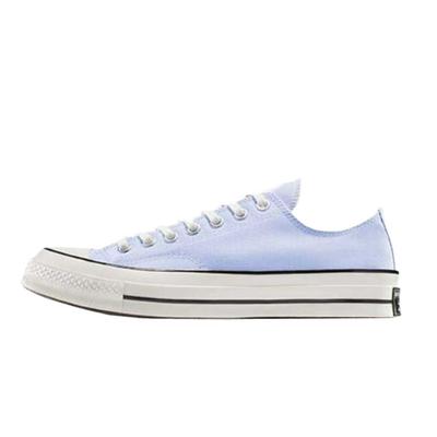 Chuck 70 Canvas confortables et coupe simple chaussures basses en toile unisexes bleu