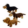 Cute And Cuddly Shorthair Dachshund Plush Toy Available In 3 Colors!" Characters)