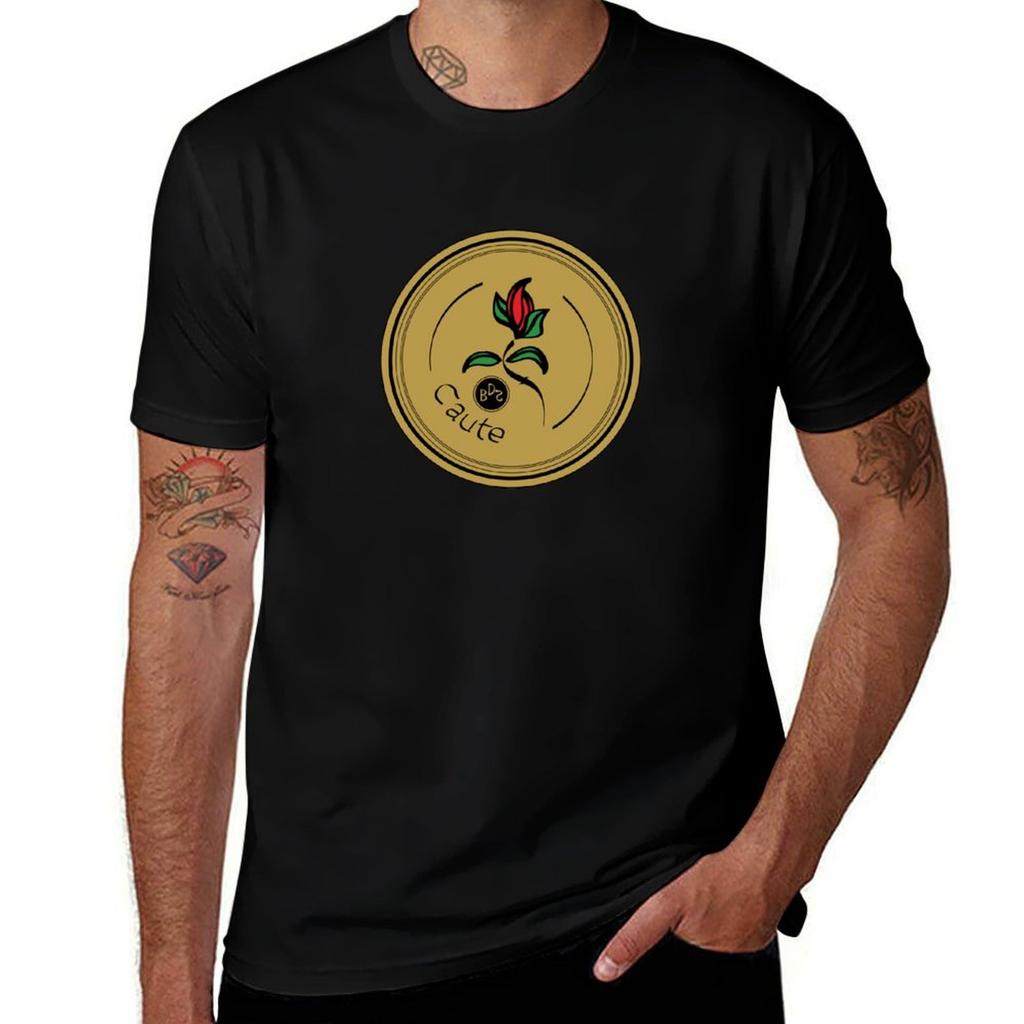 Caute Antique Background Tshirt Comfortable Basic Crew Neck Tee