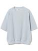 [BEAMS BOY] Knit Vest Sanca Cotton Hemp Surf Knit Crew Women's PALE_BLUE 0