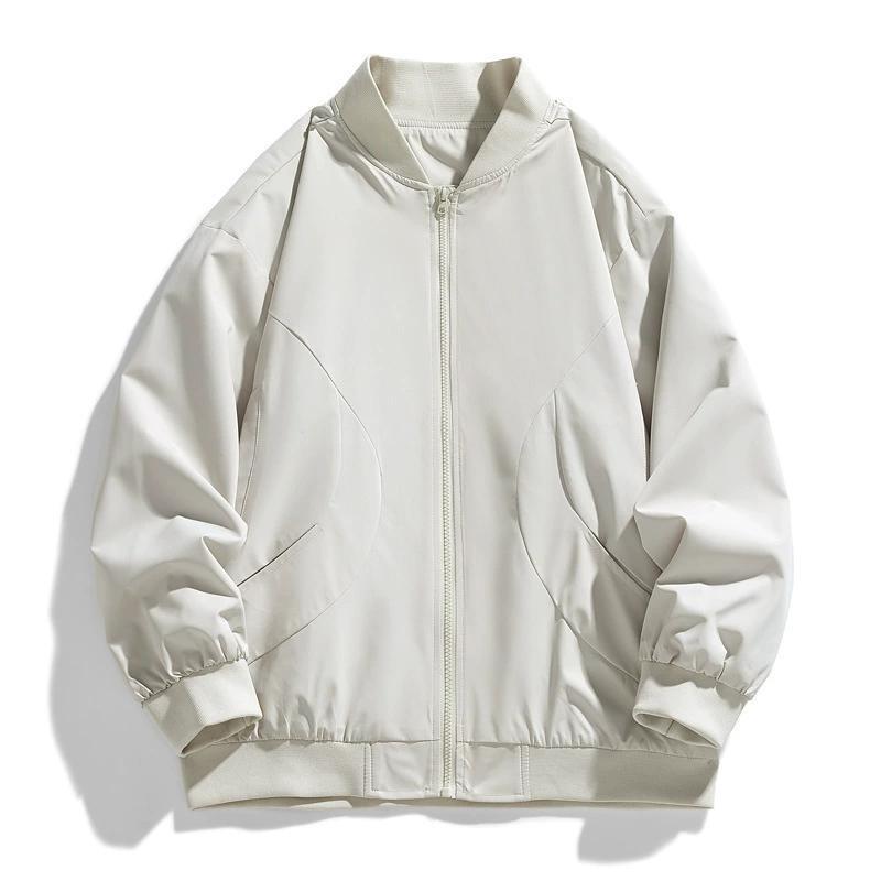 Мужская ретро-куртка-пилот, мужская свободная бейсбольная куртка, ветрозащитная и теплая куртка L белый