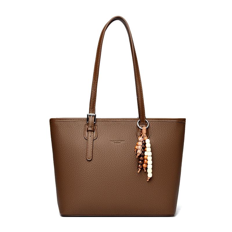 

Large-capacity Bag, Single-shoulder Bag for College Students Classes, Tote Bag, and Small Commuter Bag кофейный