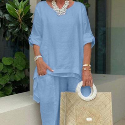 2024 Evropský a americký letní dámský ležérní set