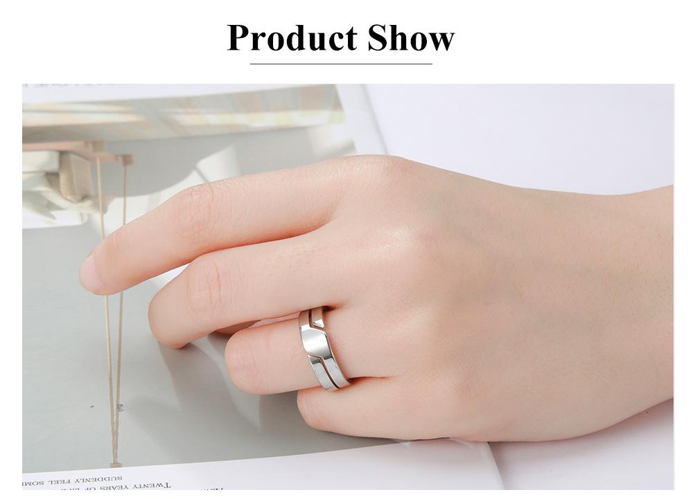 Cazador Minimlist Stainless Steel Rings for Men Women Couple Jewelry Finger Ring Engagement Anniversary Gift 2026 Aesthetic New