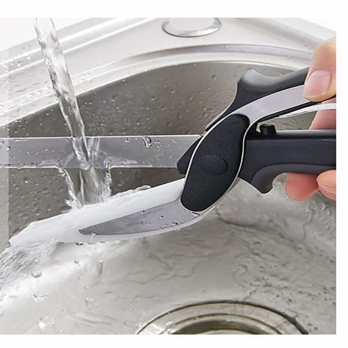 Smart Food Cutter, Salad Chopper, and Vegetable Scissors with Built-in Cutting Board for Easy Cutting, Perfect for You and Your Friends