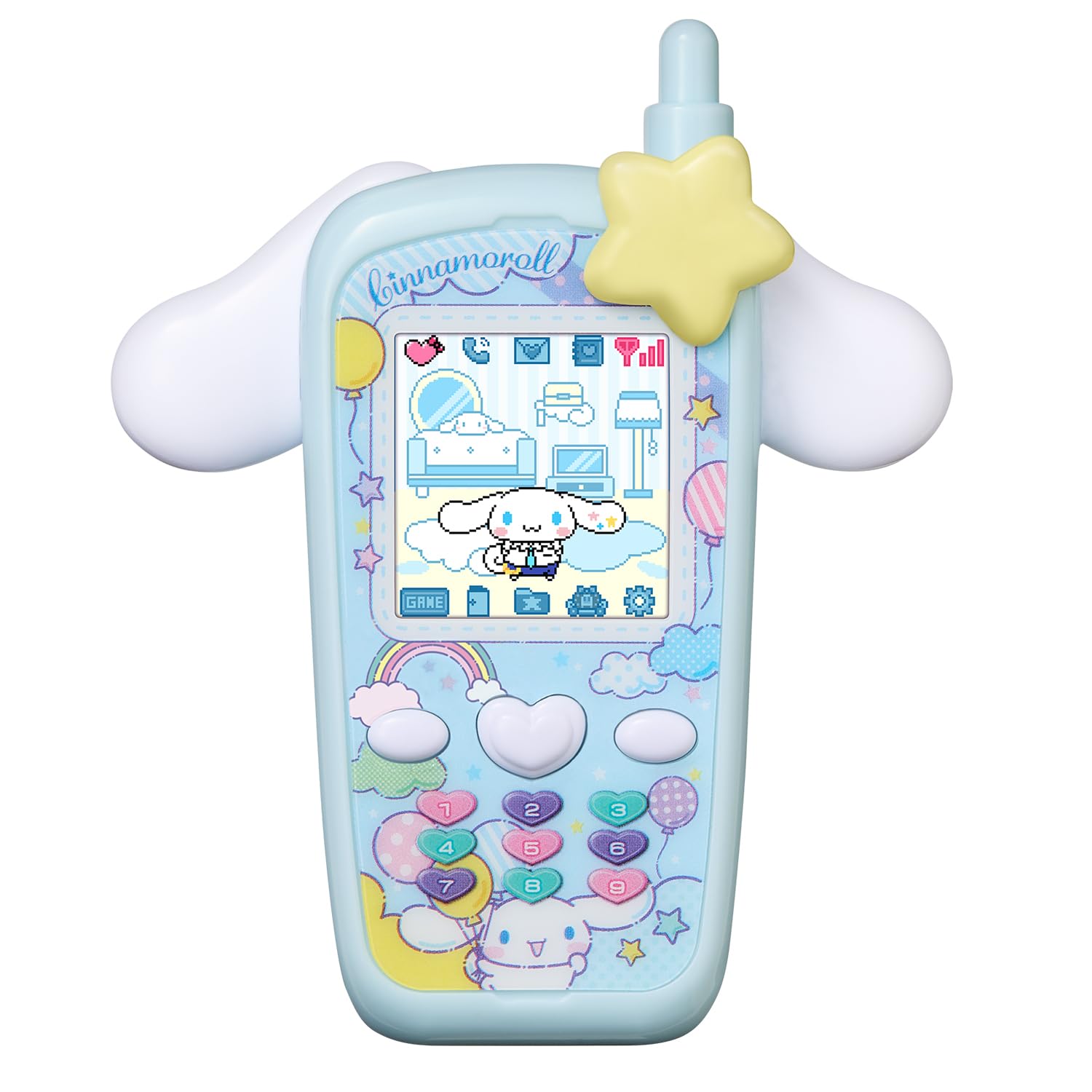 Zutto x 2 Nakayoshi Keitai Sanrio Characters CINNAMOROLL Recommended 6 years and up [Bandai] Ver. age
