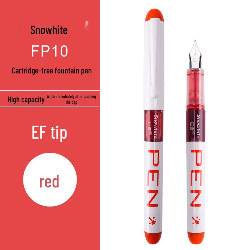 Fountain Pen FP20: Large Capacity, Quick-Drying, Disposable, Direct Liquid Type, Ideal for Students, No Ink Cartridges Needed.