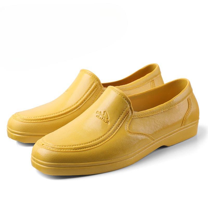 

Round Toe Low-Top Chunky Male Shoes Young Students Wellies High Quality Wear-resistant Fashion Cheap Water Gum Men s Rain Boots 44