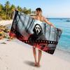 Large Beach TowelScream Ghostface Soft Absorbent Towel Beach Bath Home Use