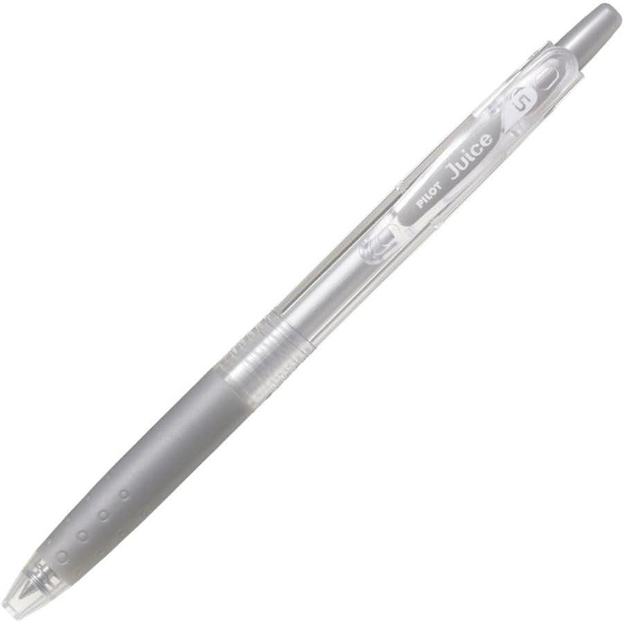 Pilot Caneta Esferográfica Gel Juice, 0,5mm, Prata, Pacote com 5 (LJU50EF5S)