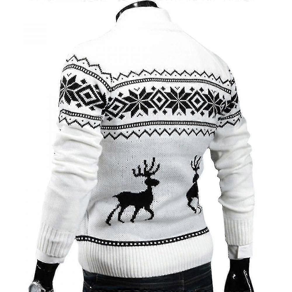 Men Christmas Jumper Sweater Pullover Tops