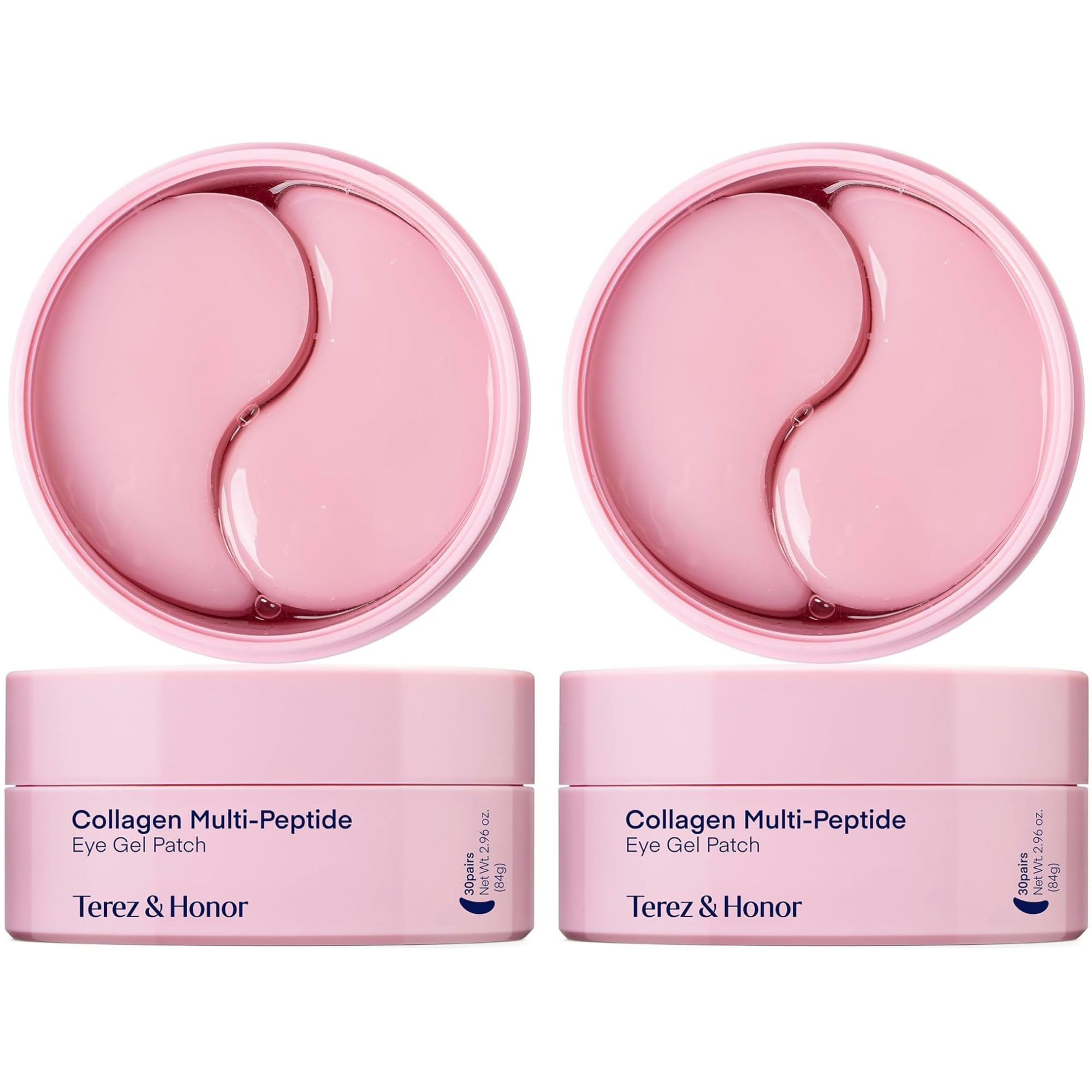 

Terez Honor Коллагеновый гель для глаз с гиалуроновой кислотой Уход за глазами Корейский 60 листов и Мультипептидные патчи, Патчи, Упаковки, Косметика, (30 пар)