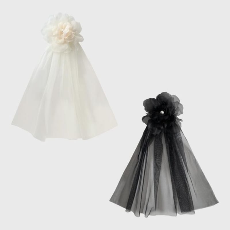 Jean Paul Clarisse Flower Short Veil JP-25-096CC