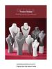 Hongtai Luxury Microfiber Necklace Display Stand - Mannequin Jewelry Prop