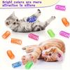Spring Toy, Spiral Interactive Toy for Cats, Suitable for Indoor Colorful Play, Pouncing, and Biting