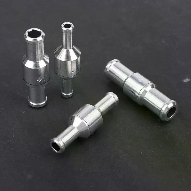 Zpětný ventil paliva, benzín, nafta pro automobily, olej, vodní čerpadla 6-12 mm, hliníková slitina, jednosměrný zpětný ventil