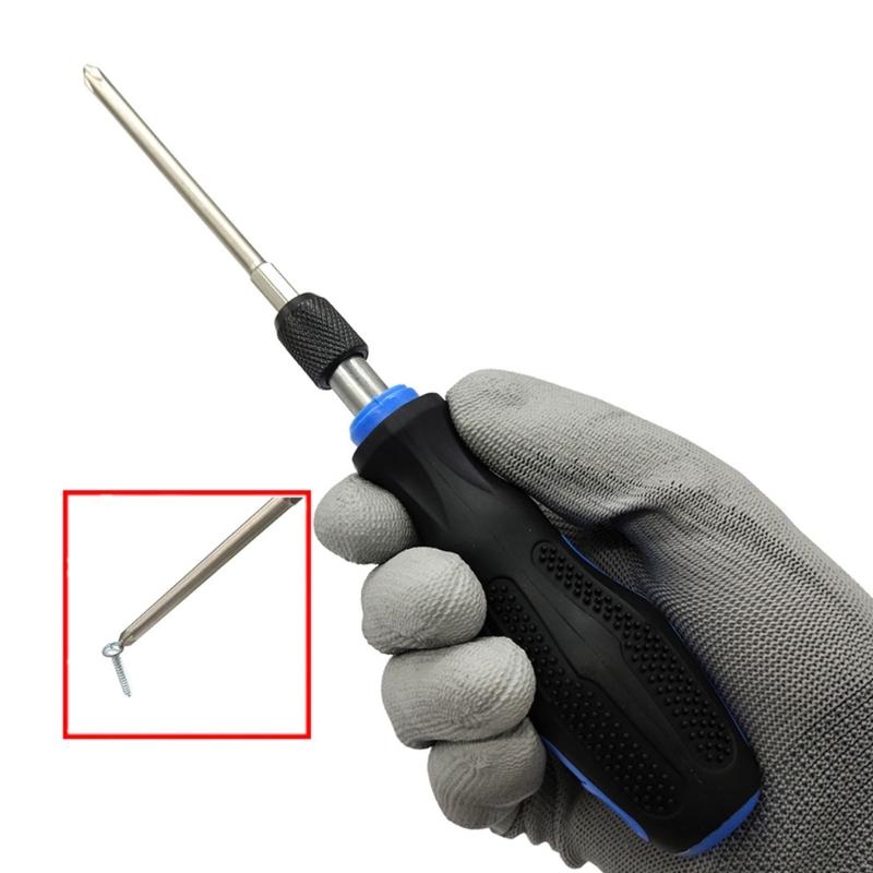 Professional 100mm Extended Screwdriver Bit Set With Magnetic Holder For Power Tool And DIY Projects