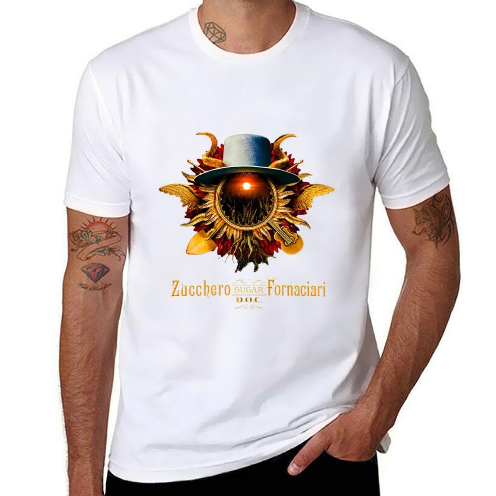 ZheXiong TEE Zucchero Fornaciari-Funny T-Shirt t-shirt heren 100% katoen luxe merk t-shirt man designer g man t-shirts voor heren T-Shirt M