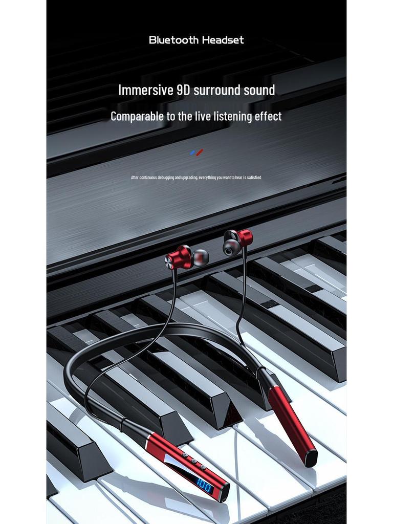 5.3 Wireless Bluetooth Neckband Headphones - Low Latency, High-Quality, Universal for Esports & Gaming
