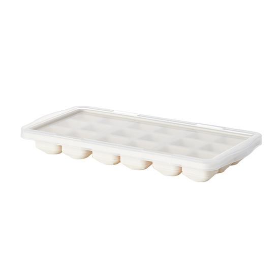 Ice Cube Mold with Lid And Storage Box Press-Release Ice Cube Tray белый