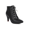 Spring Brown Apricot Women Ankle Boots Pointed Toe Lace up High Heel Small Big Size 33 47