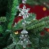 New Year Acrylic Hanging Decorations Pendant Christmas Tree Ornaments Crystal