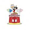 Mickey Mouse Cartoon Balloon Cake Topper for Kids' Birthday Party Decorations