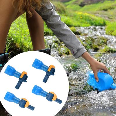 4x Bite Valve Replacement Hydration 2 Straight and Angled Hose Connector for Outdoor