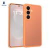 Orange S26 Skin-sensitive Phone Case S25edge Magnetic Lens Fine Hole Drop Resistance Matte 24 Protective Cover
