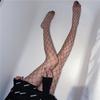 Mesh Big Net Hot Drill Fishnet Socks Glittering Ins Internet Celebrity Pantyhose Black White