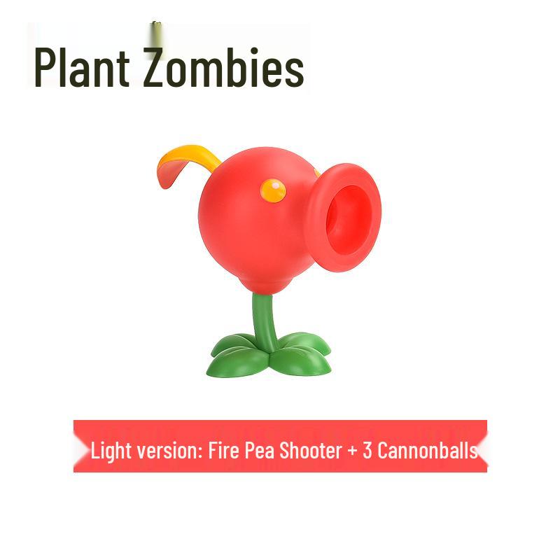Plants Vs. Zombies Toy Set: Bewitching Mushroom, Fish Hook, Grassland Mine, Flaming Tree, Poison Pea