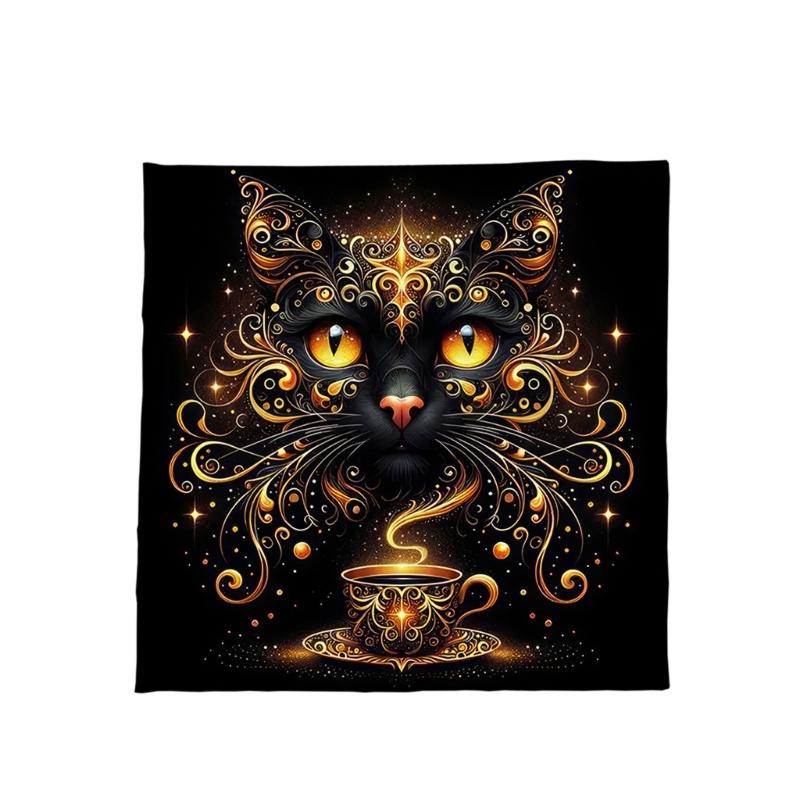 

Портативні Прані Читацькі Полотна Містичні Оксамити Ритуальне Полотно Міцність Килимки для Ворожіння Церемонії 50x50cm