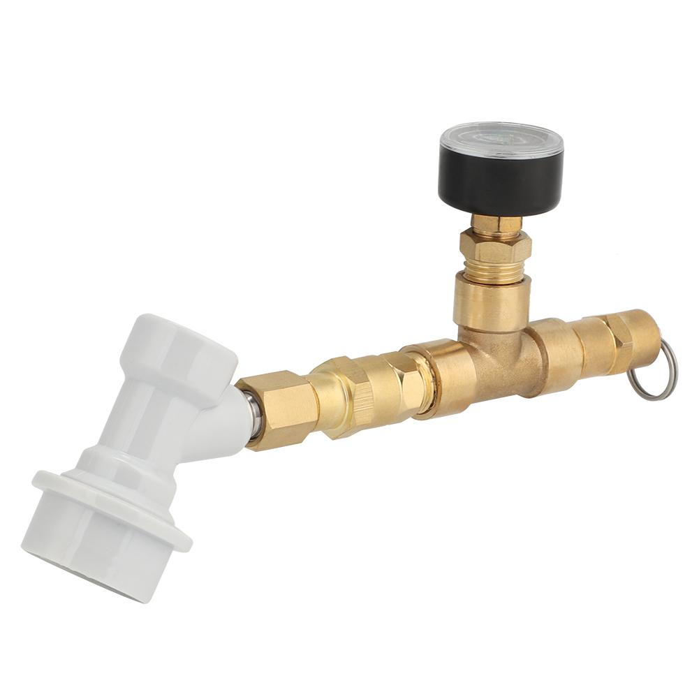 Pressure Regulator Gauge Valve with Connector Assembly Brewing Equipment Accessories0-30PSI with