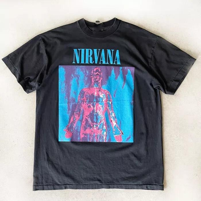 

Nirvana sliver Черная футболка 90-х Размер S-5XL Хлопок Мужская DO226 Унисекс Футболка XL