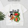 Dragon Ball T-shirt Boys Number Clothes Fashion Goku Anime Figure Print Clothing Tops Kids Summer Breathable Tops Birthday Gift