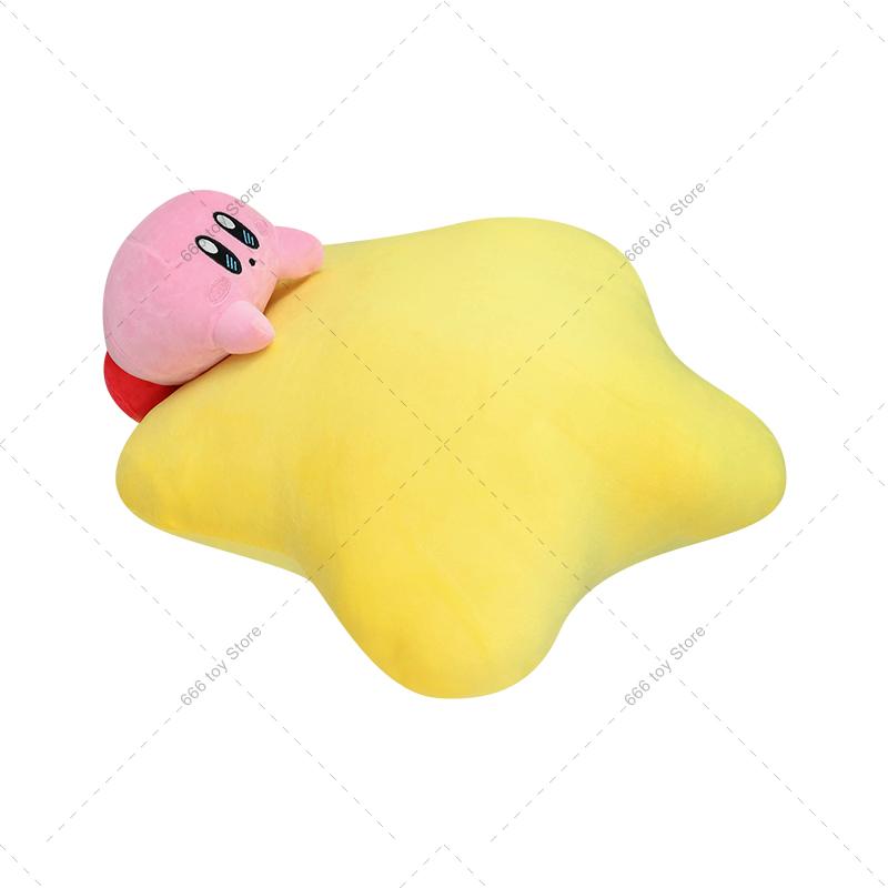 

Big Size Star Kirby Pillow Plush Toys Stuffed Animals Cute Pillow Cartoon Stuffed Plush Toy Kawaii Bedroom Sofa Gifts 47x44x23cm