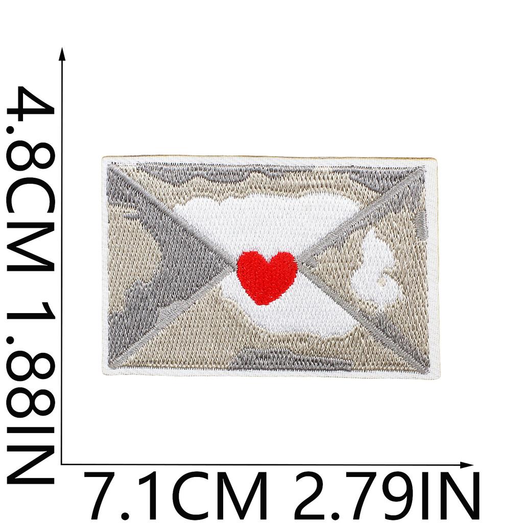 Dance Shoes Embroidery Cloth Sticker Butterfly Shell Patch Sticker Cherry Love Computer Embroidery Label Bag Decoration Chapter Boy
