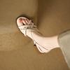 Retro High-heeled Sandals, Thick Heels, Medium Heels, Women's Shoes
