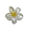 4cm průhledná třpytivá sponka do vlasů ve tvaru vajíčka s květinou - žraločí sponka do vlasů