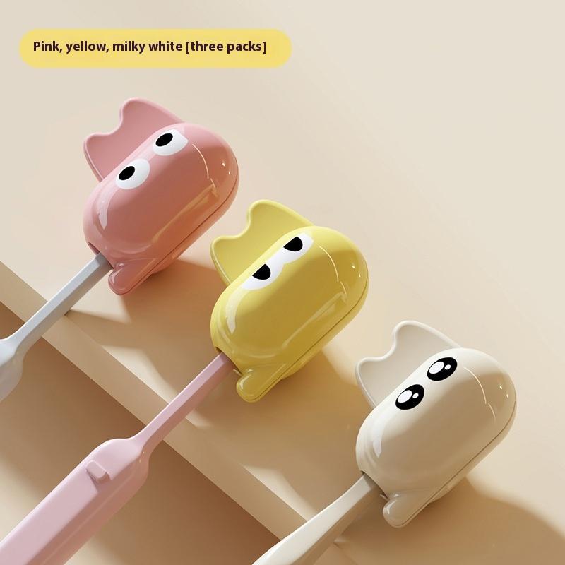 1/3 buc Suport portabil pentru periuță de dinți Must-Have Călătorie Capac protector pentru periuță de dinți Formă drăguță de pisică Drumeții Camping Capac pentru periuță de dinți Etui