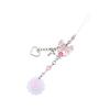 Fashionable Butterfly Fish Cake Phone Chain Pendant Cellphone Charm Keyring Cute Acrylic Keychain with Beads Accessory