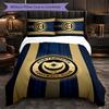 Biancheria da Letto a Tema Portsmouth FC Set 3 Pezzi Copripiumino Biancheria da Letto Decorativa Per Stanza Adolescenti Decorazione Casa