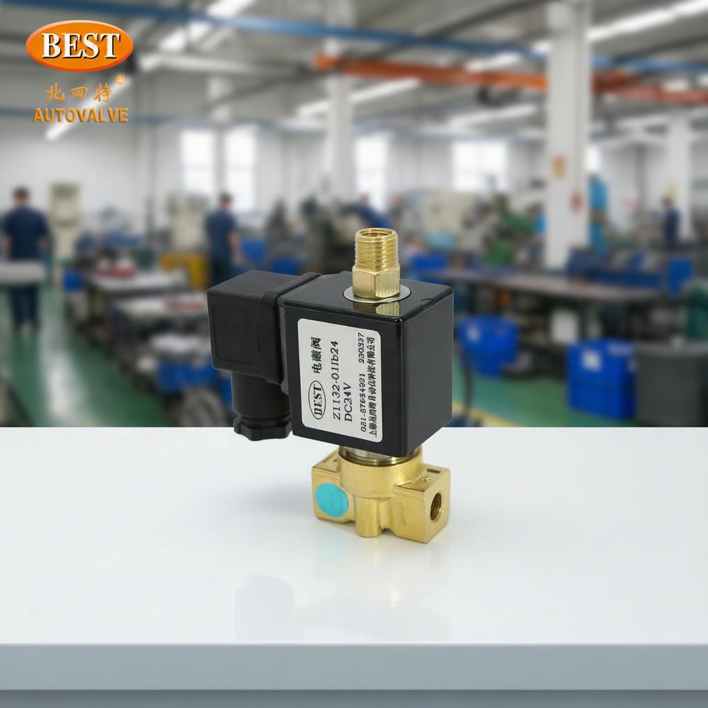 Valve Z113 3/2 3 Way Direct Acting Piston 110v 24v 220v 12v Ac Dc Brass Solenoid Valve for Air Water