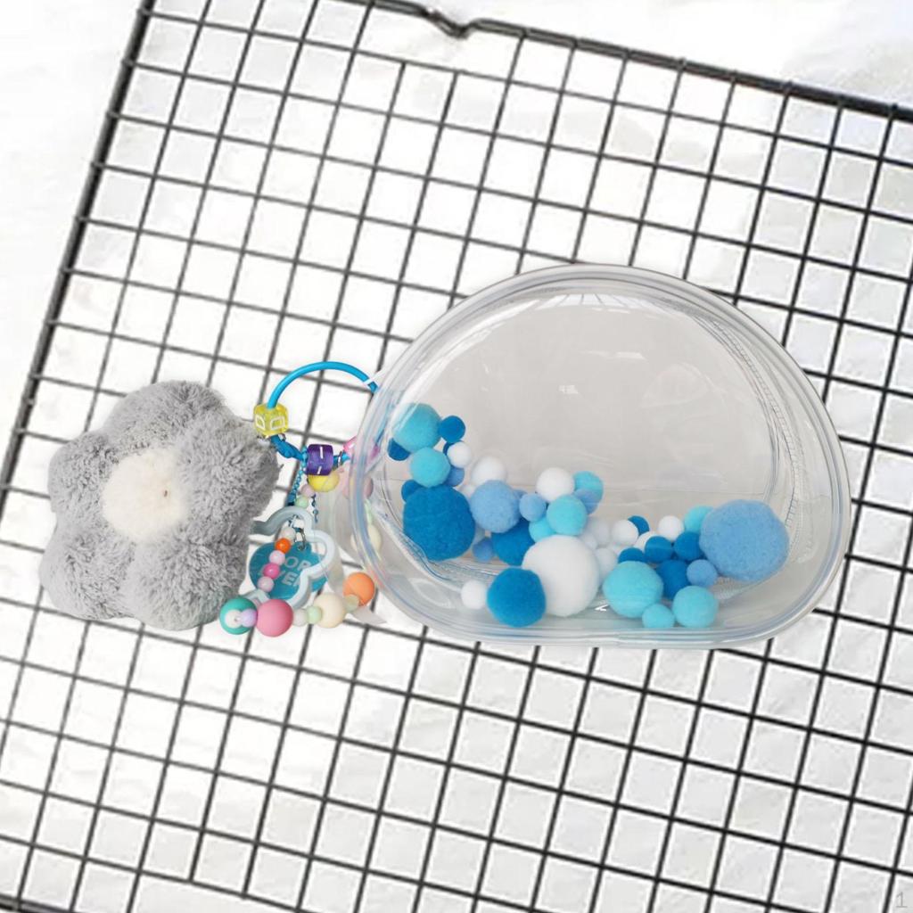 Clear Figure Display Bag Mini Doll Storage Case, Dustproof, Waterproof Small