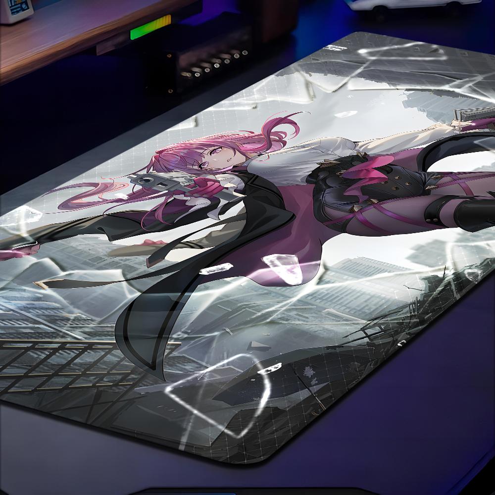 Kafka Honkai Star Rail Mousepad Boy Pad Natural Rubber Gaming Mousepad Desk Mat Size For Gameing World Of Tanks CS GO Zelda
