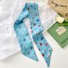 Long silk scarf, high-end new versatile hair tie streamer, atmosphere ribbon, spring and summer decorative scarf, tied bag streamer