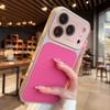 Applicable To iPhone17PRO Lens Large Window Lychee Leather Pattern Mobile Phone Case Apple 15 Business Case Lychee Pattern